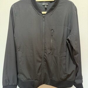 Banana Republic Women’s Black Bomber Style Jacket Size Large Like New